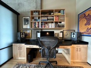 Custom Home Office Design and Cabinets