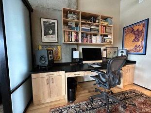 Custom Home Office Design and Cabinets