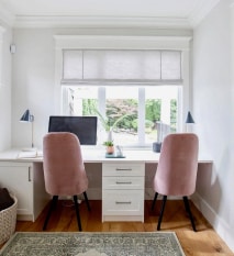 Home Office with Dual Work Stations
