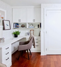 Home Office with Shaker Faces
