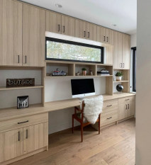 Wood Grain Home Office