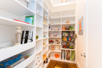 White-Pantry-with-Drawers-Wire-Baskets-and-Vertical-Shelves-for-trays