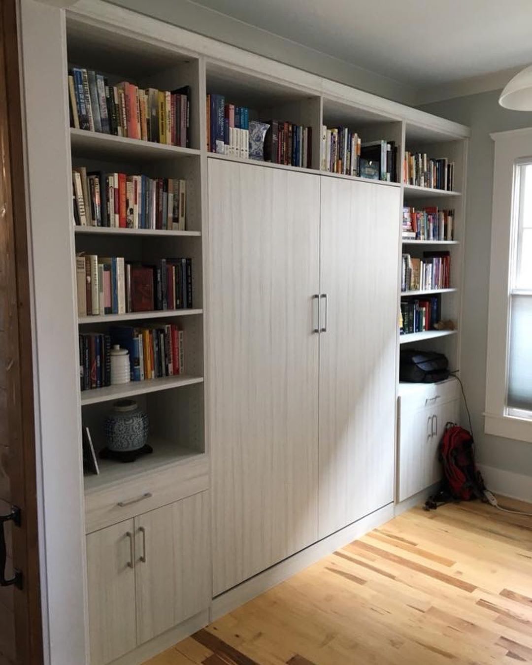 Book-Shelf-Wall-Murphy-Bed-Closed Book-Shelf-Wall-Murphy-Bed-Closed