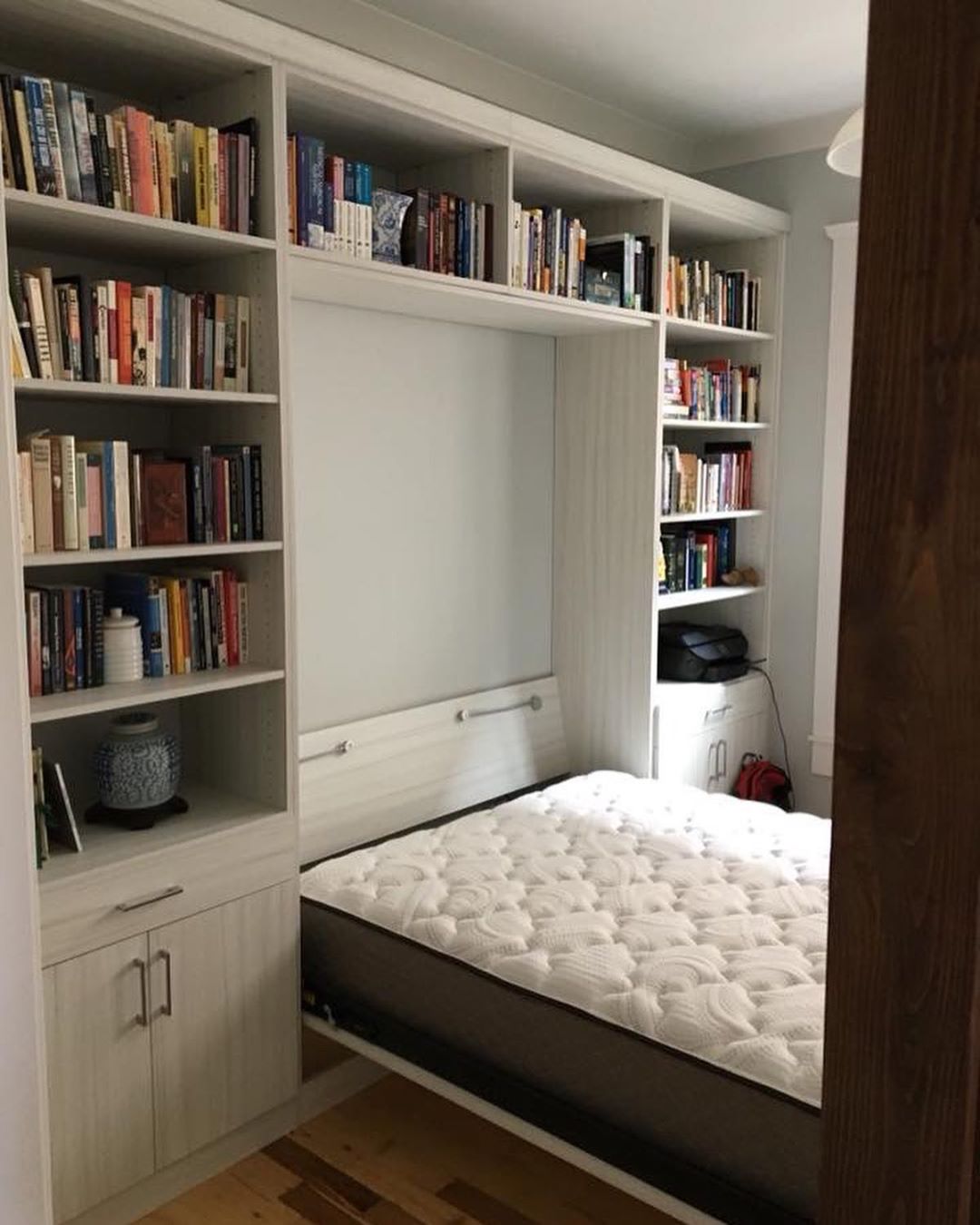 Book-Shelf-Wall-Murphy-Bed-Open Book-Shelf-Wall-Murphy-Bed-Open