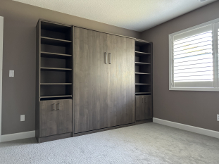 Full Size Murphy Bed Hudson Finish