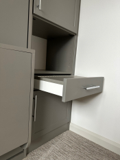 Home Office Murphy Bed in Craft Room
