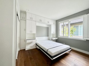 Queen Murphy Bed with Flip Up Desk