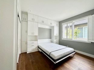 Queen Murphy Bed with Flip Up Desk