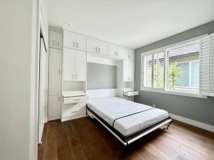Queen Murphy Bed with Flip Up Desk