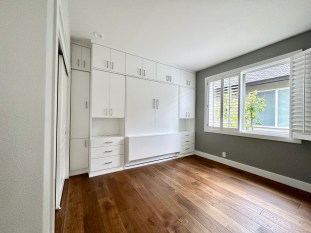 Queen Murphy Bed with Flip Up Desk