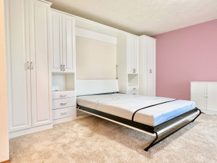 Raised Panel Murphy Bed