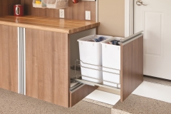 Chateau Cabinets with Recycling Pull-out