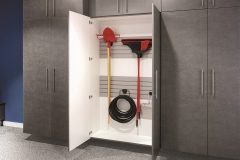 Platinum Cabinets Interior Featuring Slat Wall