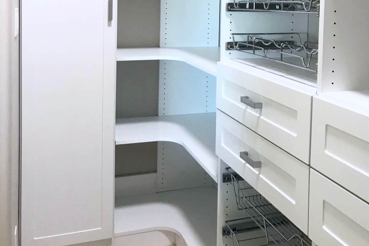 Counter Pantry with Appliance Storage - Transitional - Kitchen - Portland -  by Advantage Services Construction