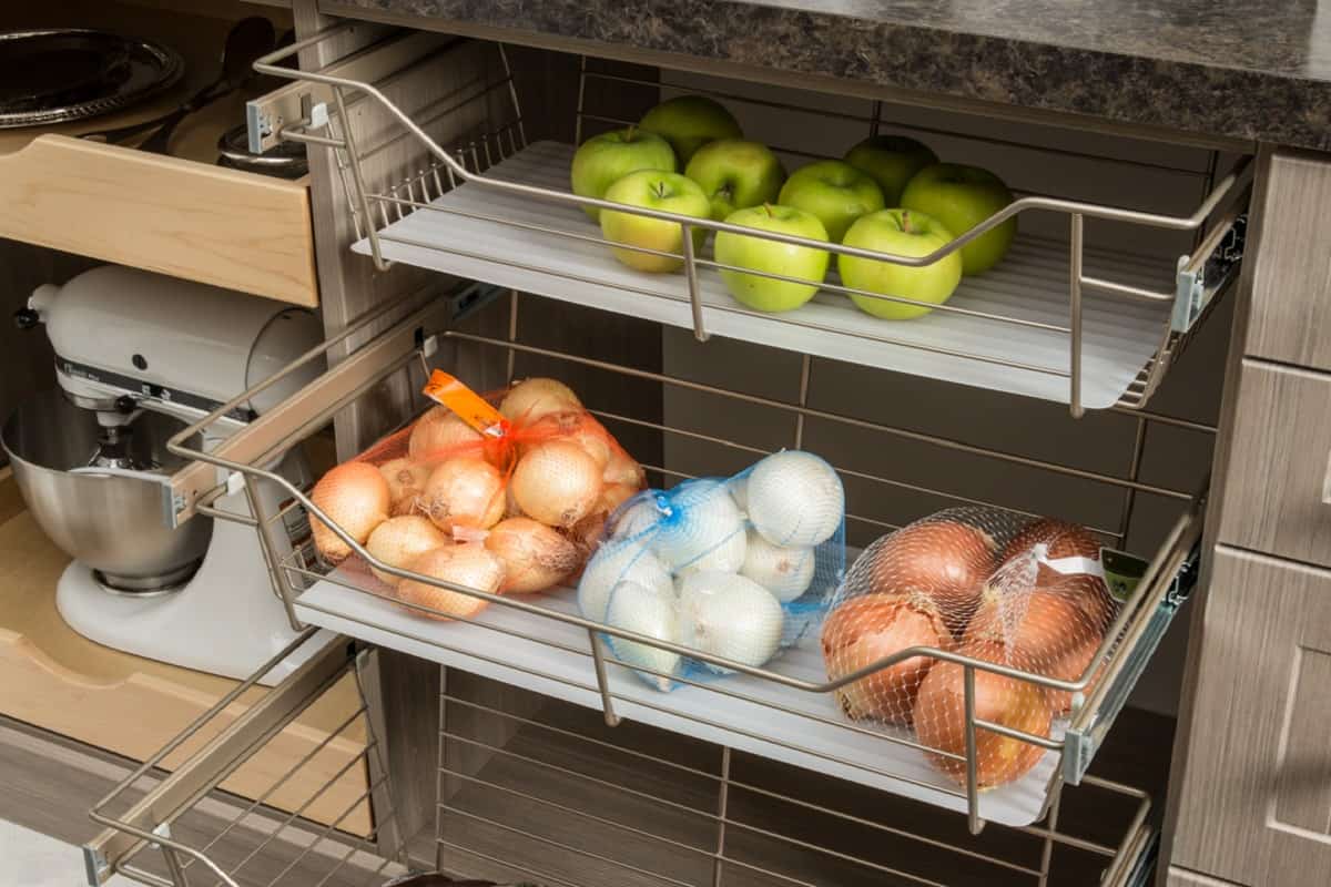 Counter Pantry with Appliance Storage - Transitional - Kitchen - Portland -  by Advantage Services Construction