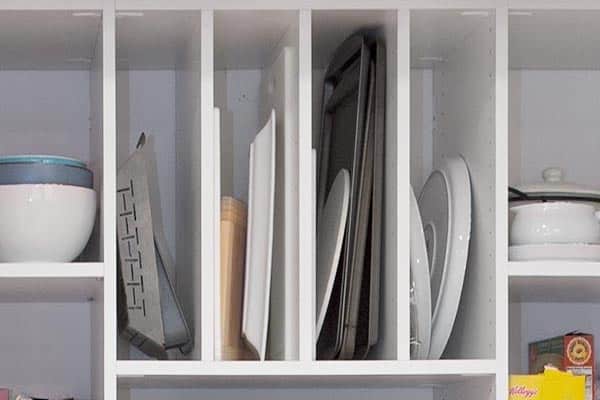 Tray Divider - Storage Cabinet With Vertical Dividers