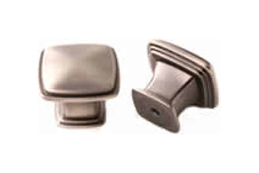 9615 Satin Pewter Square Knob
