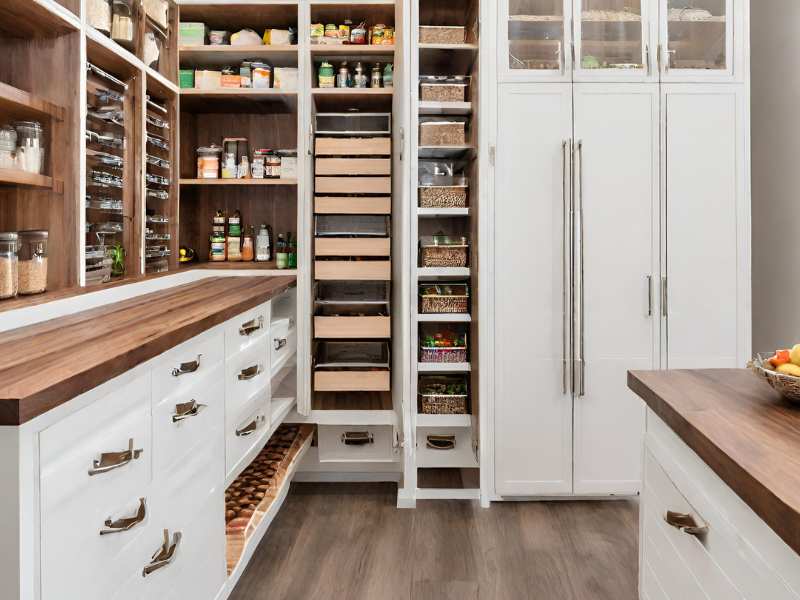 Custom Pantry Butcher Block Walnut uai 800x600