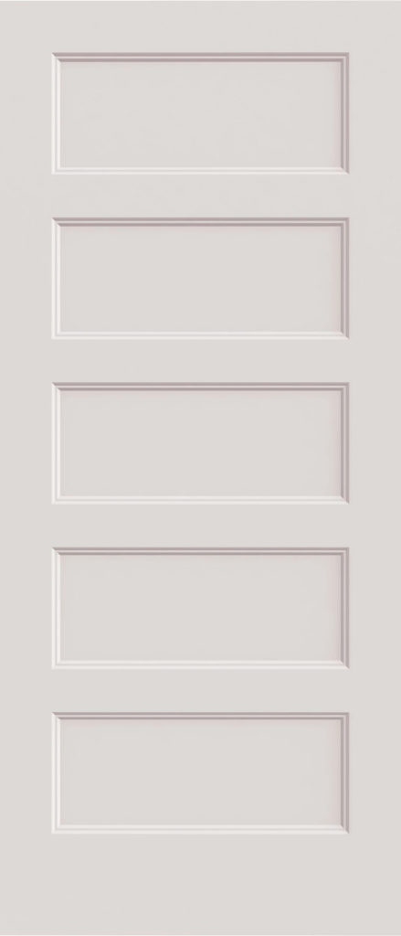 Five Panel Shaker Flat Panel Smooth Closet Door
