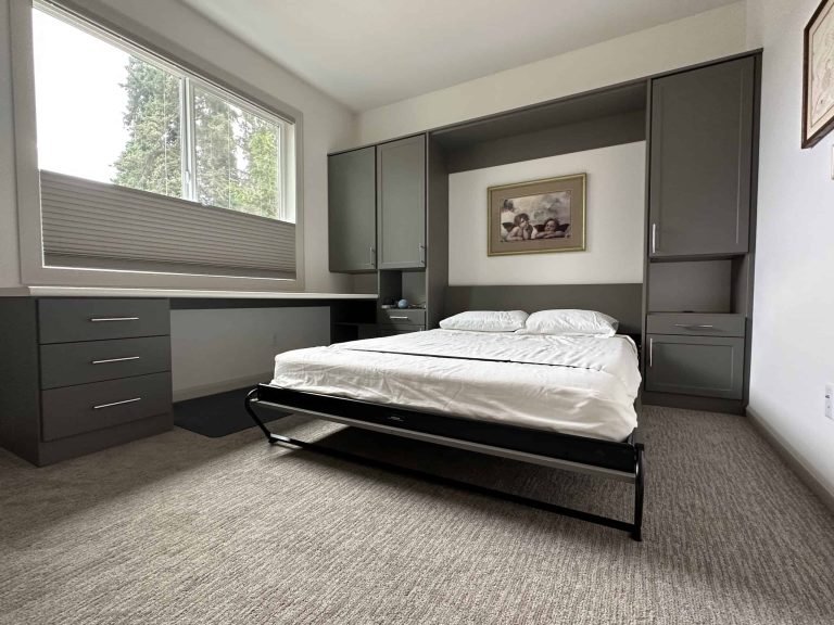 Home Office Murphy Bed in Craft Room scaled