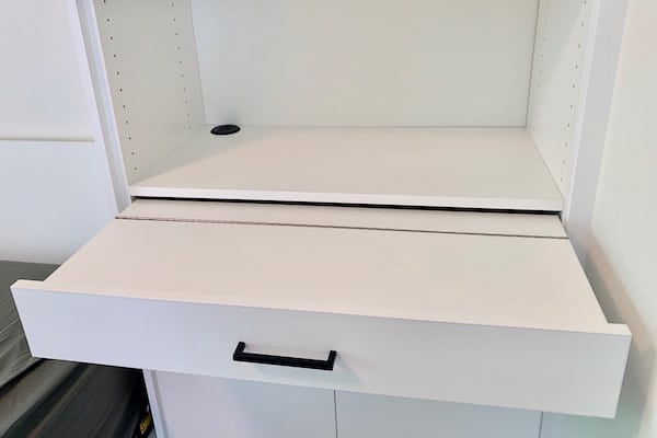 Murphy Bed Nightsand Drawer with Top