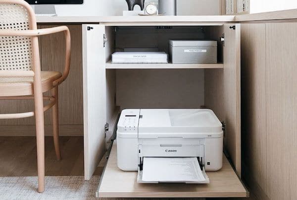 Pull Out Printer Drawer