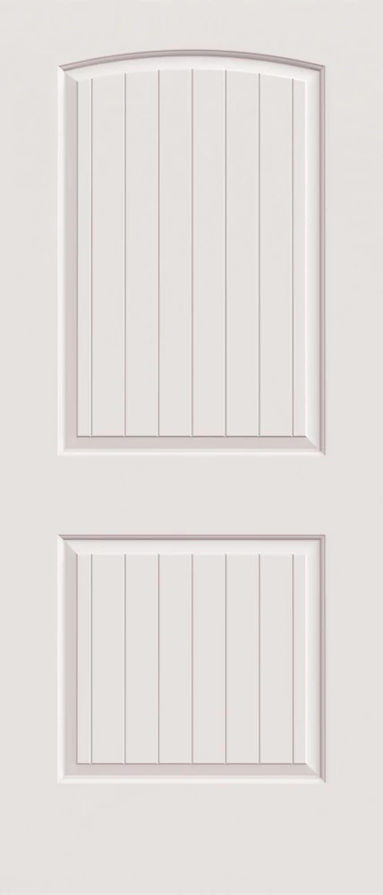 Two Arch wLines Raised Panel Smooth Closet Door