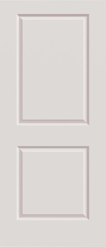 Two Raised Panel Smooth Closet Door