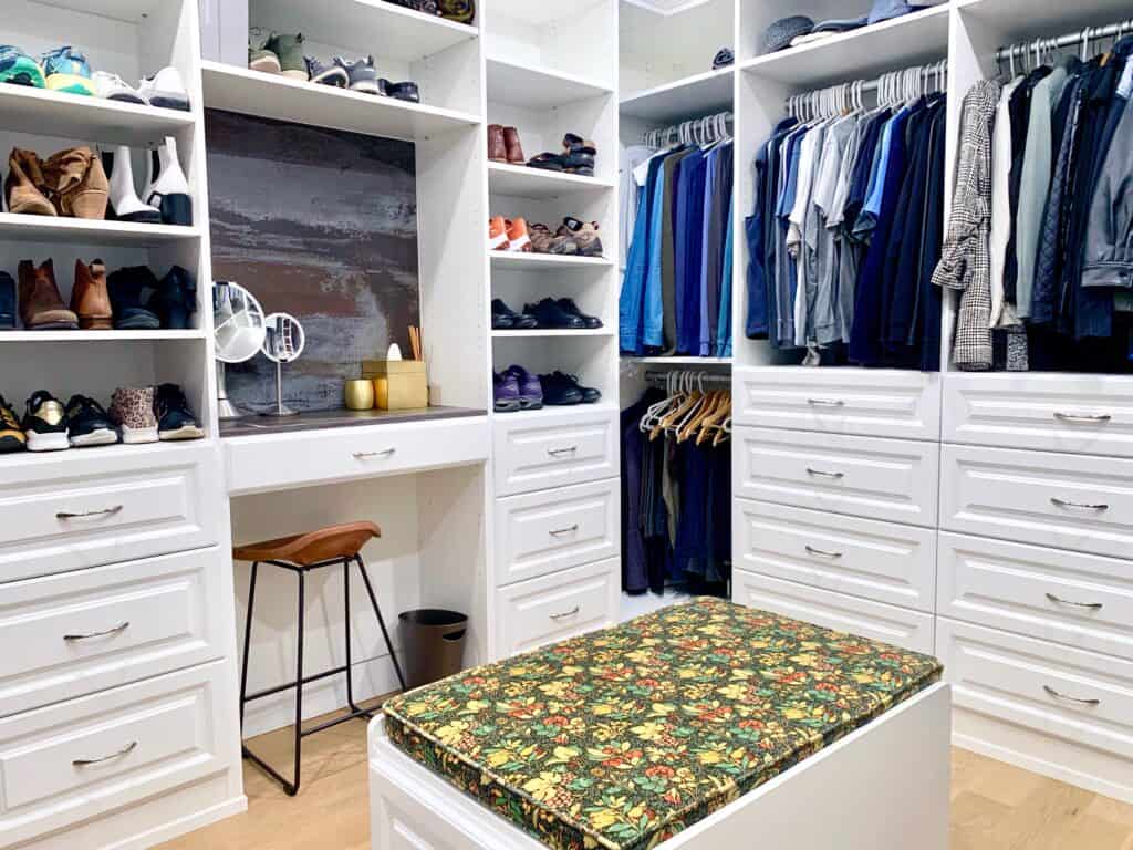 Custom Walk-in Closet System and Organizer
