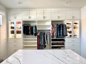 Walk-in Closet Custom System Glass