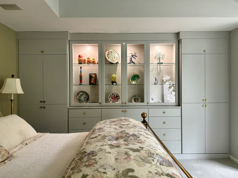 Custom high-end built-in storage cabinetry