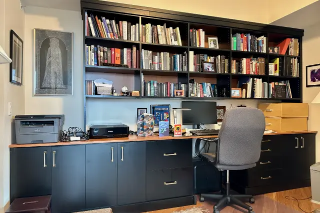 Home office library
